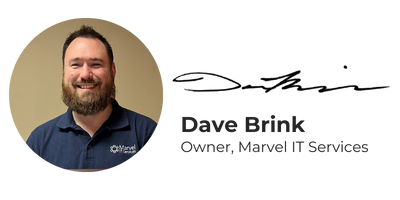 Dave Brink, Owner of Marvel IT Services